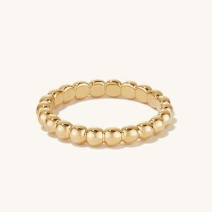 Mejuri Gold Metallic Sphere Ring